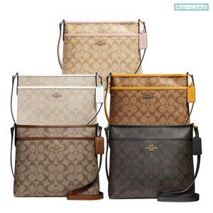 (COACH 29210)FILE CROSSBODY IN SIGNATURE CANVAS